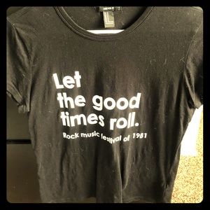let the good times roll t shirts
